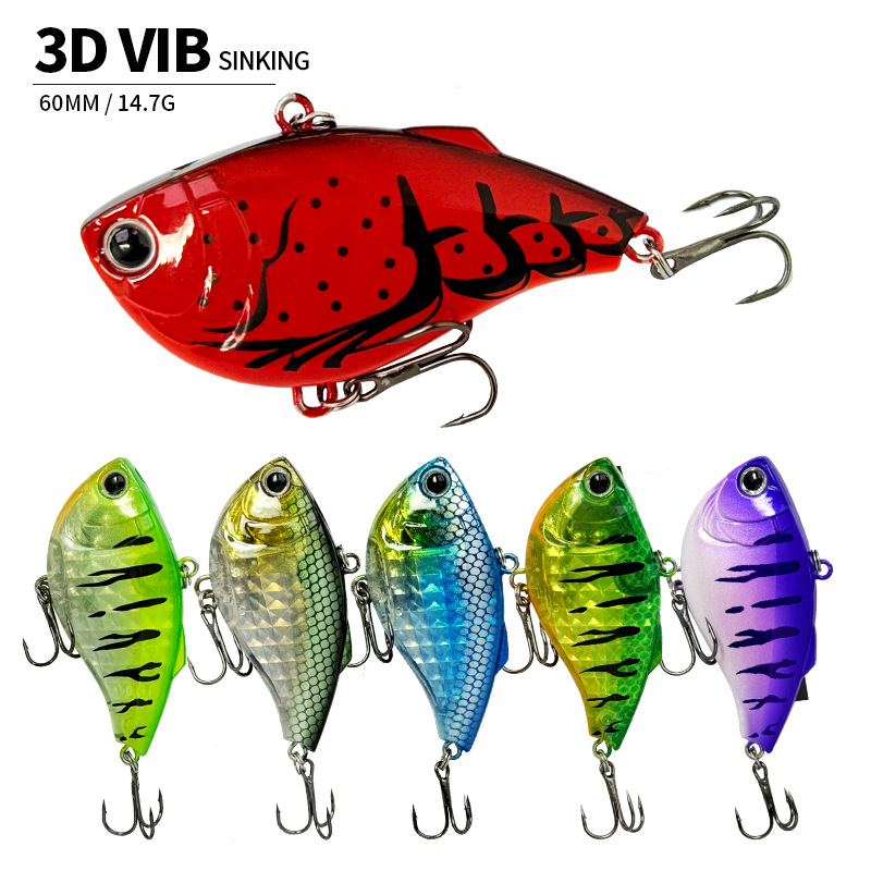 Fishing Lure Jerkbait - طُعم صيد صناعي صلب غاطس VIB
