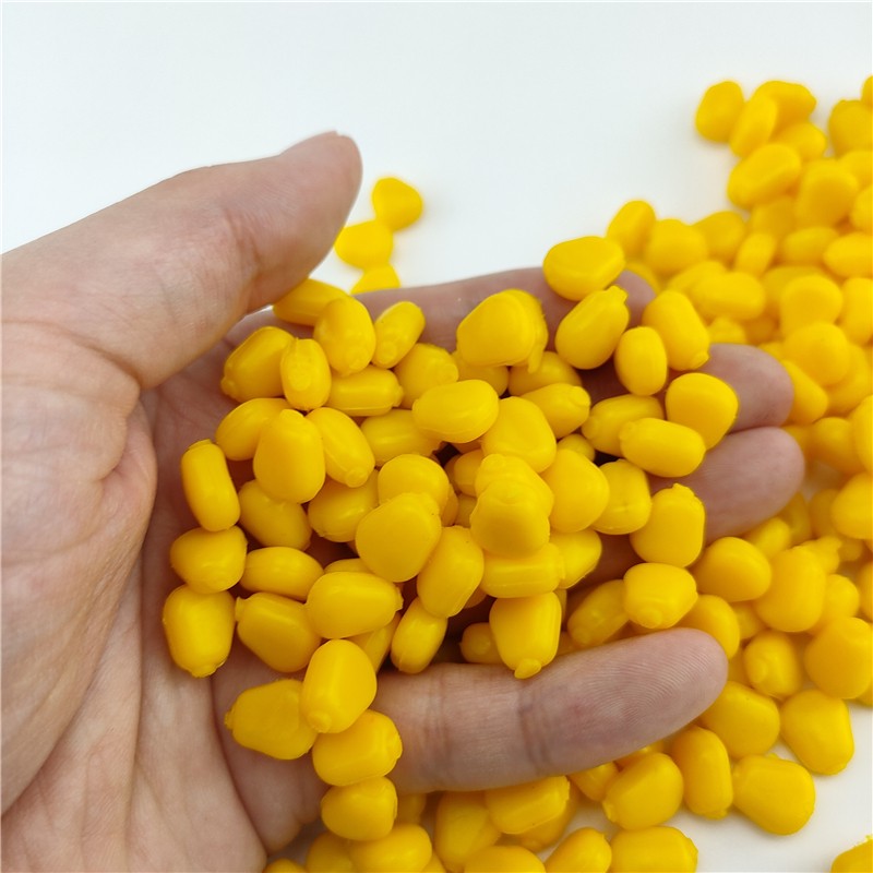 Fishing Lure Soft Plastic - 50 قطعة/الوحدة الاصطناعي الصيد الذرة العائمة