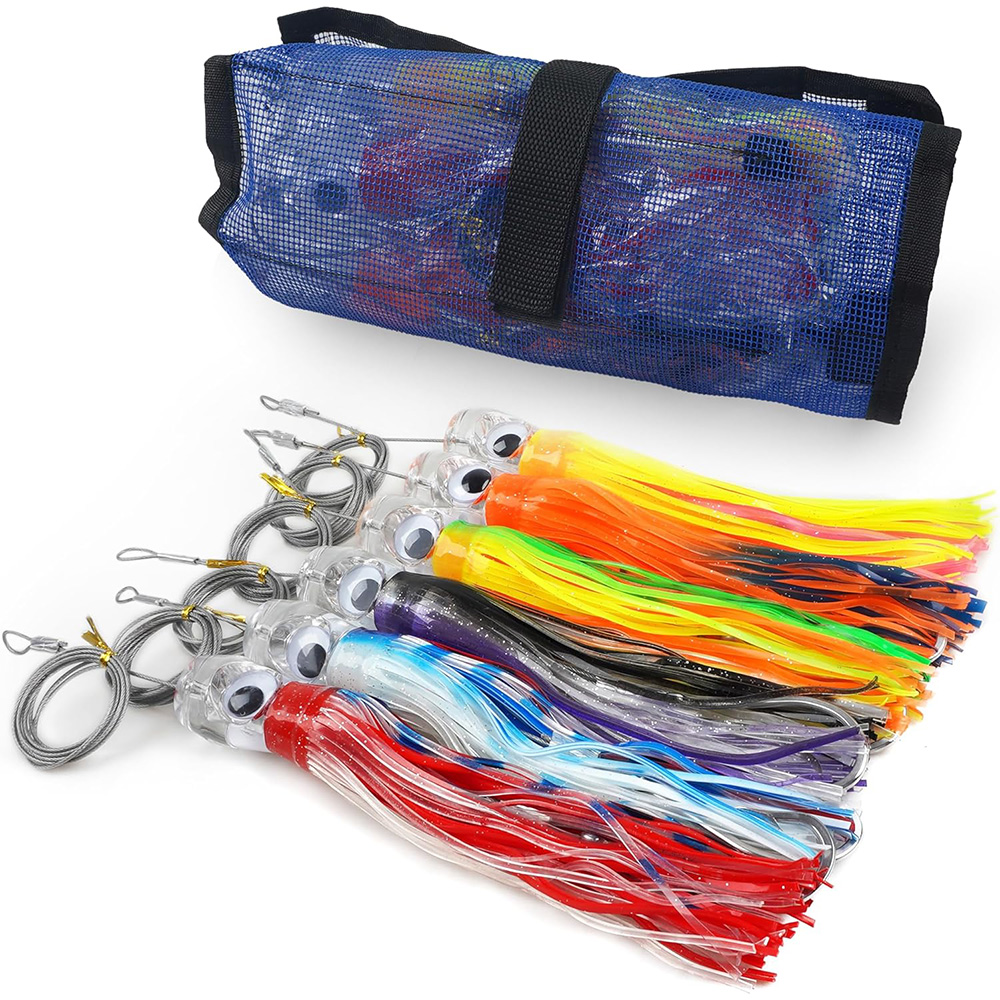 Fishing Lure Buzzbait - 6 قطعة السحر المياه المالحة الحبار