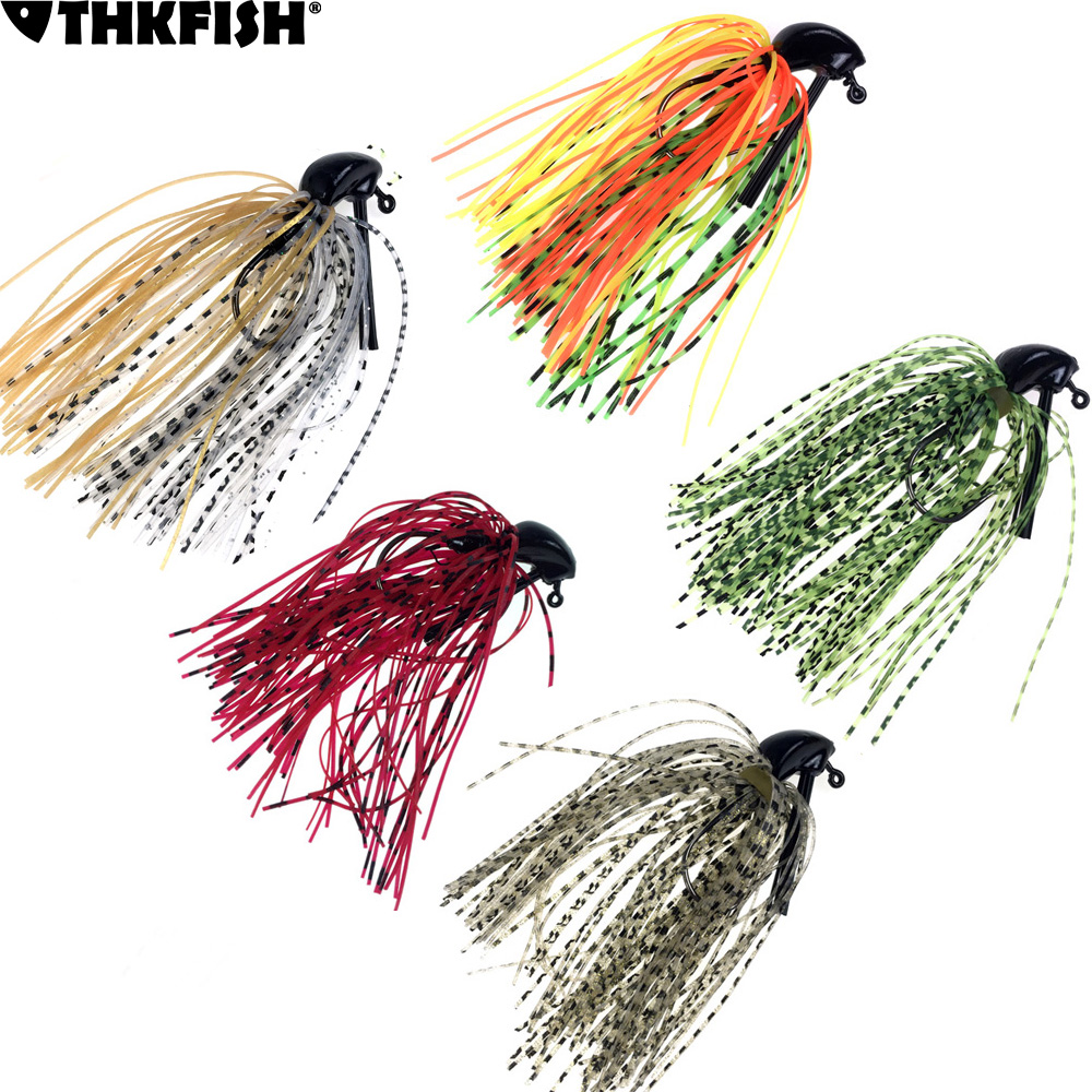 Fishing Lure Buzzbait - THKFISH 5 قطعة تهزهز الصيد السحر
