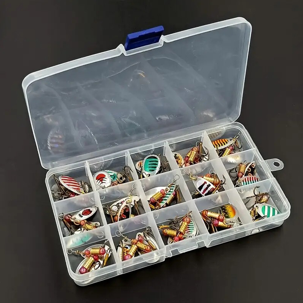 Fishing Lure Spoon - 30 قطعة من طعوم الصيد المعدنية