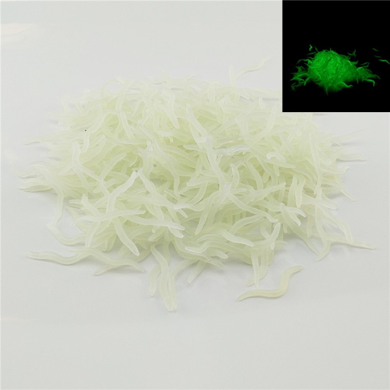Fishing Lure Soft Plastic - 60 قطعة 4 سنتيمتر الصيد سيليكون
