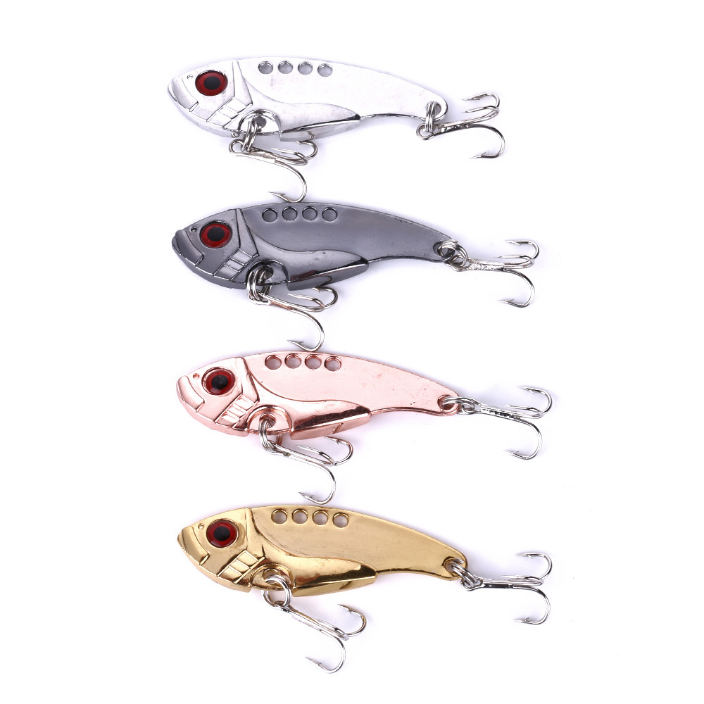 Fishing Lure Soft Plastic - 1 قطعة VIB السحر المعدني 3