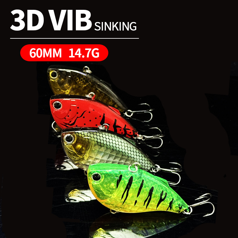 طُعم صيد صناعي صلب غاطس VIB بو - مراجعة Fishing Lure Jerkbait وسعره