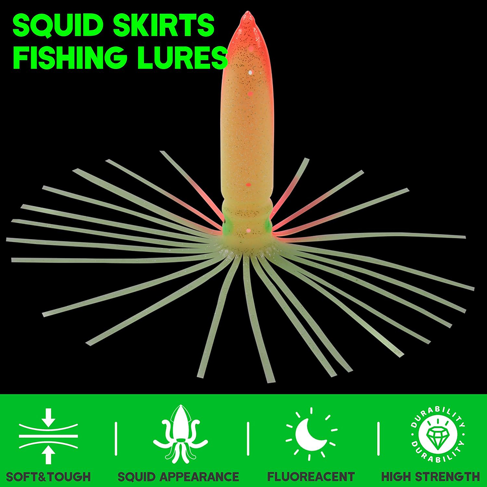 4 قطعة التنانير الحبار مضيئة ا - مراجعة Fishing Lure Buzzbait وسعره