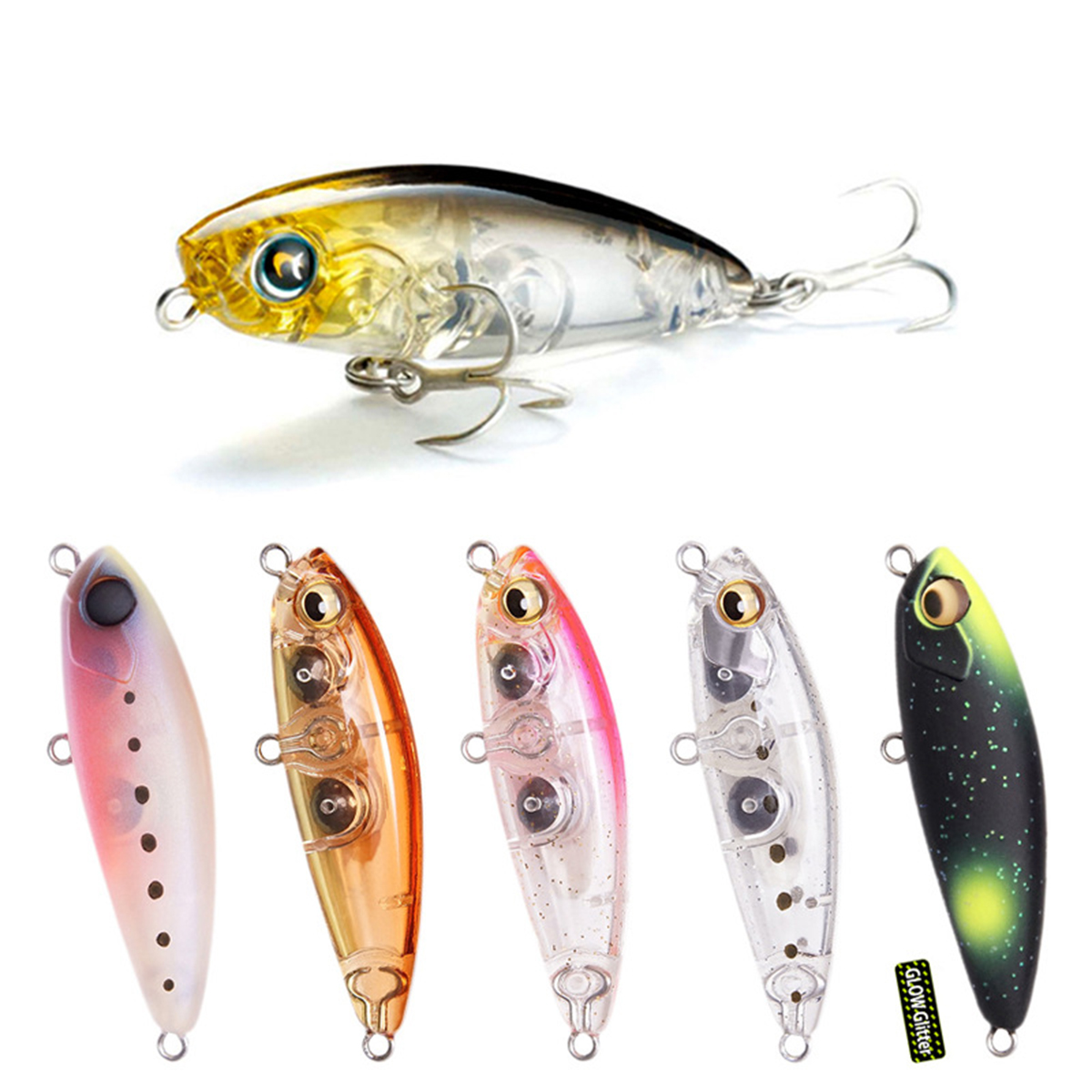4.3 سنتيمتر 4.1 جرام الصيد إغر - مراجعة Fishing Lure Jerkbait وسعره