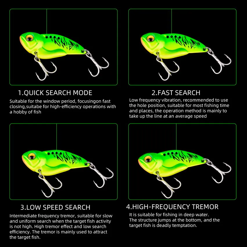 5 قطعة VIB المعادن ملعقة الصيد - مراجعة Fishing Lure Spoon وسعره