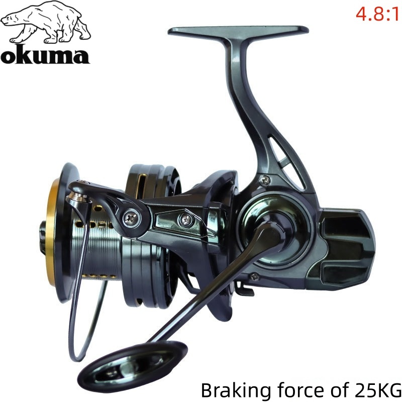 بكرة صيد أوكوما 8000-14000 معد - مراجعة Daiwa Reel Bg وسعره