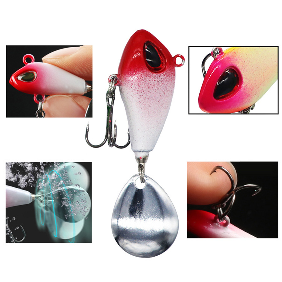سبينر بيت معدني للصيد، ميكرو س - مراجعة Fishing Lure Blade Bait وسعره