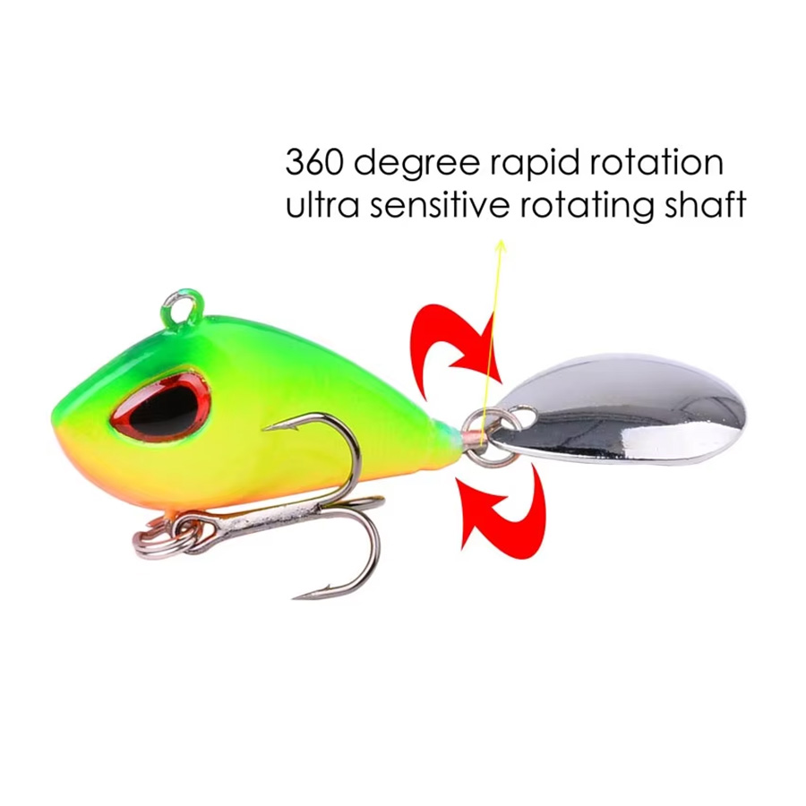 سبينر بيت معدني للصيد، ميكرو س - مراجعة Fishing Lure Blade Bait وسعره
